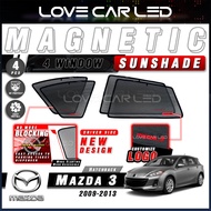 MAZDA3 09-13 HATCHBACK 4WINDOW MAGNETIC SUNSHADE