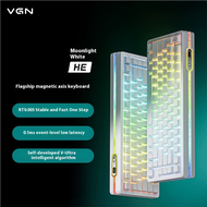 ปะเก็นแม่เหล็กปรับแต่งเกม75แป้นพิมพ์แนวแกนแม่เหล็กนีออน VGN Keyboard Gaming RGB ปลั๊กเอนกประสงค์