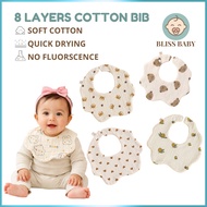 Bliss Baby Bib For Baby Girl Baby Apron Cotton Apron Baby Makan Baby Bib For Girl