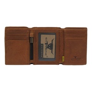 Extreme Leather Mens 3 Fold Wallet | Mens Wallet Original Leather | Wallet | Trifold Leather Wallet