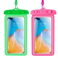 Universal Floating Airbag Waterproof Swim Bag /Waterproof Phone Pouch Case / Phone Case For iphone 11 Pro Max Samsung Xiaomi mi Note 9 Pro Redmi Huawei P30 20 Lite Cover