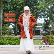 Hijrahmate - Jaket Windbreaker Muslimah Sora Jaket Outdoor Hijaber Jaket Syari Jaket Hijaber Jumbo J