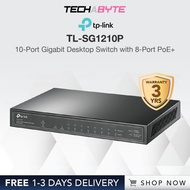 TP-Link TL-SG1210P | 10-Port Gigabit Desktop Switch with 8-Port PoE+