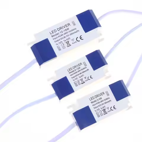 Lighting Transformer 85-265V Constant Current Non-Isolated External LED Driver 1-3W 3-5W 4-7W 8-12W 