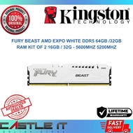 Kingston Fury Beast AMD EXPO White DDR5 RAM 16GB 32GB 64GB Kit 5600MHz 6000MHz CL30 CL36
