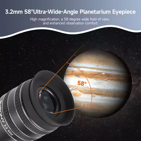 Svbony SV233 1.25" Eyepiece Eight-Piece Telescope Accessory Kit for Astronomical Planetary Observati