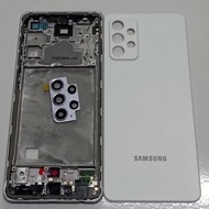 Cessing hausing fullset frame lcd Samsung A72 Backdor + Frame middle bone