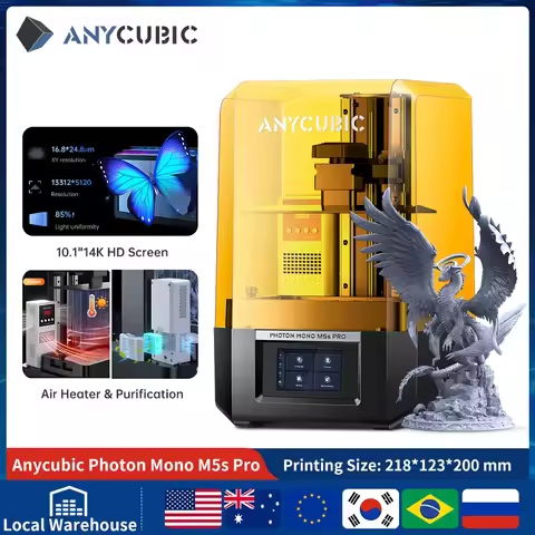PRESALE ANYCUBIC Photon Mono M5s Pro 14K High Speed SLA LCD Resin 3D Printer Leveling Free 150mm/h P