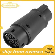 [TopFashion] EVSE EV Adaptor 32A J1772 Type 1 to Type 2 Plug EV Adapter, Electric Cars Vehicle Charg