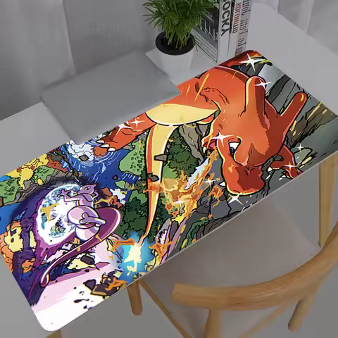 Mouse Pad Pokemon Pikachu Gaming Large Dywan New Gamer Keyboard Desk Mat Table Carpet Mousepad XXL 9