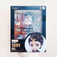 全新絕版現貨 Goodsmile Company GSC OR 排球少年 小排球 排少 西谷夕 新生烏野 ver. 烏野 守護神 自由人 黑隊服 第二球衣 Second Uniform 黏土人 No.