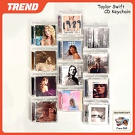 Taylor Swift TTPD Mini CD Keychain 1989 Midnights Reputation Folklore Album NFC Pendant Keyring Coll
