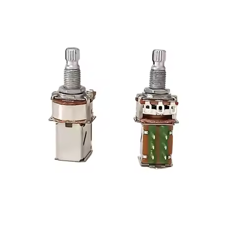 A500K B500K A250K B250K Push Pull Control Pot Potentiometer for Electric Guitar/Bass Volume Push Pul