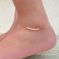 Foot Accessories Retro Fashion Metal U-Tube Anklet All-Match Unique Beach Bikini Anklet Female 25.9.