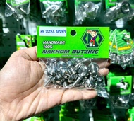 น้าคมน๊อตซิ่ง น๊อตชุดสีKR150 ทั่งคัน ลายเรียบ งานกรึ่งมือ