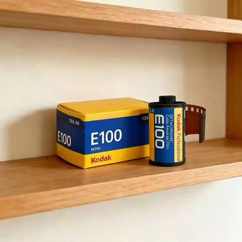 Genuine 1/2/3 Rolls Kodak E100 EKTACHROME Positive Film 135 Color Film Reversal Film For 135 Film Ca