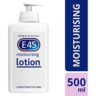 💕CLEARANCE💕 2 BOTTLES E45 DERMATOLOGICAL MOISTURISING LOTION 500ml (UK200)