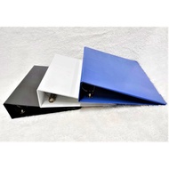 A4 2"D Ring Binder 3-Rings with Front & Back Pocket cover files organizer card book documents file