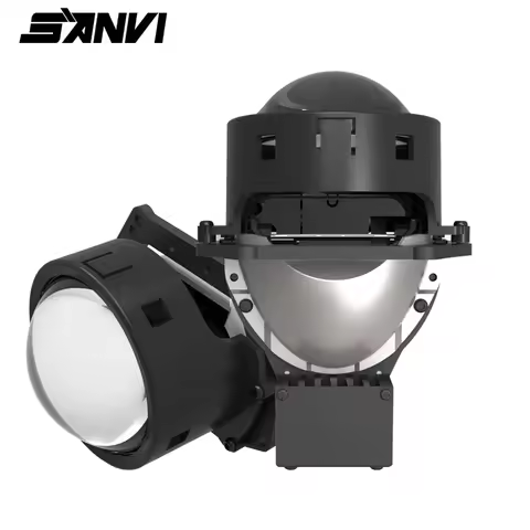 SANVI 3‘’ Bi Led Projector Lenses SV01 110W 5500K for Hella 3R G5 Retrofit Lens H1 H4 H7 9005 9006 L