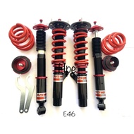 ADJUSTABLE ABSORBER BMW E36 E46 HIGH LOW SOFT HARD & TOP MOUNT ABSORBER MOUTING