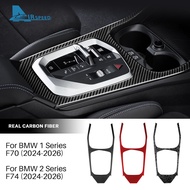 For BMW F70 F74 2024-2026 Gear Shift Panel Frame Carbon Fiber Upgrade Interior Modification Automoti