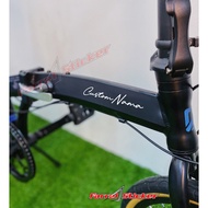 Bicycle CUSTOM sticker Name sticker