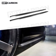 On sale Carbon Fiber Side Skirts Door Aprons For BMW 5 Series F90 M5 G30 M Sport 2018-2023 Bumper Gu