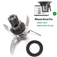 Pengisar untuk Monsieur Cuisine Edition Plus SKMK1200 C3/D4/E5 SKMK1100A1 Campuran untuk Lidl Silver