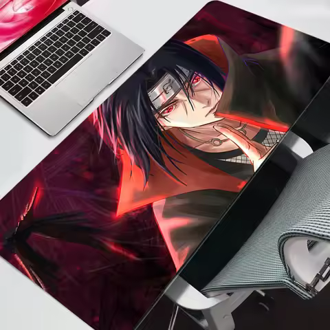 Naruto XXL Mouse Pad Anime Gamer Computer Mousepad Gaming Accessories Tablet Varmilo Keyboard Mausep