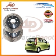 Nisshintech  Disc Rotor Front Brake Disc Rotor ( Slotted | Drilled | Coated )- VIVA（depan)
