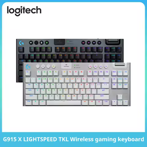 Logitech G915X TKL wireless ultra-thin mechanical keyboard for esports games, with a low axis trigge