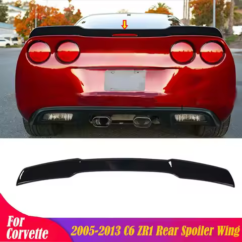Rear Trunk Spoiler For Corvette 2005-2013 C6 ZR1 Tail Wing Air Splitter Rear Wing Car Sports Decorat