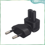 [lzdhuiz3] EU 4.0 to C7 Extension Power Plug Adapter 2.5A-10A Converter Easily Install Durable EU 4.