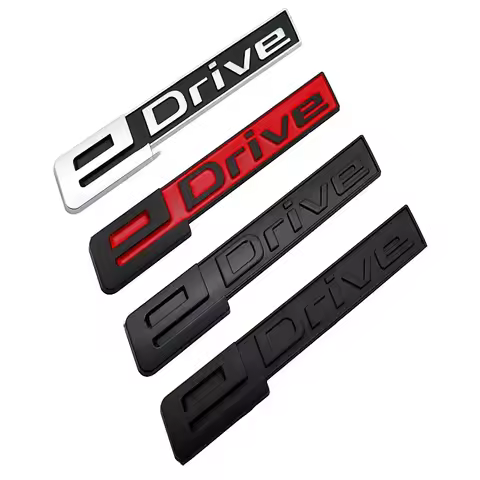 3D ABS eDrive Logo Car Rear Trunk Fender Emblem Badge Sticker Auto Styling For BMW eDrive 225 i4 i3 