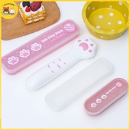 [CrownFamily] Cutlery Box Student Spoon Storage Box Portable Cutlery Storage Box Chopstis And Spoon 