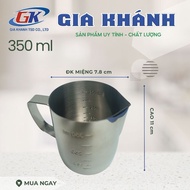 ca đựng nước ca đựng nước ca inox 304 Ca Đánh Sữa Lạnh Inox 304 có vạch chia rõ ràng nhiều size