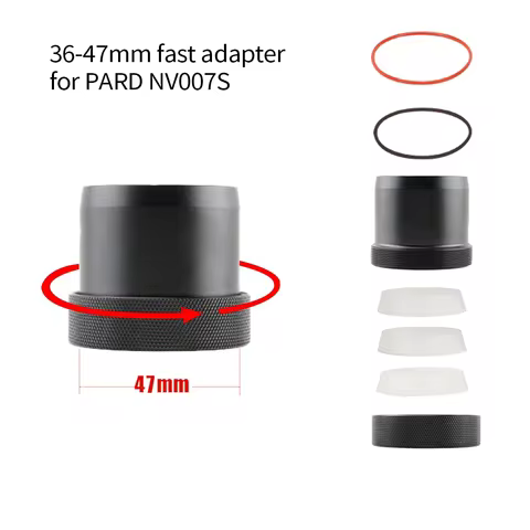 38-47mm Fast Bracket Sleeve Universal Install Adapter Bayonet for PARD NV007S Adapter Night Vision S
