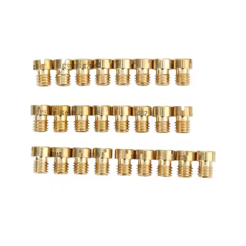 25PCS Carburetor Carb Main Jet Kit Main Jet Carburetor Carb Main Jet Kit 55‑115 M5 Replacement for D