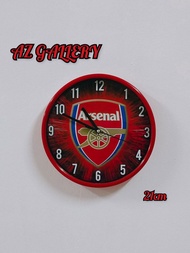 Arsenal Wall Clock 21cm/Jam Dinding Arsenal 21cm Murah