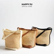 HAPPY2U Beg Wanita Felicia Raffia Tote Bag