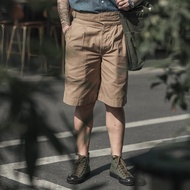 NON STOCK GURKHA Gurg British Army Shorts Men's Loose Bermuda Khaki Casual Mid-Length Pants
