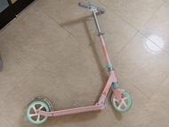 Oxelo Mid 9 兒童滑板車 粉紅色