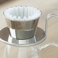 【日本】Kalita TSUBAME 155系列 不鏽鋼 三孔蛋糕型濾杯 WDS-155