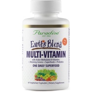 Paradise Herbs Earth's Blend Women's Once Daily Multivitamin with Iron, 48 Organic Superfoods, Probi