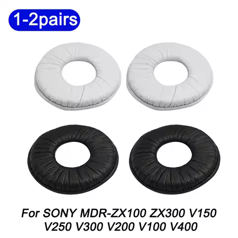 For SONY MDR-V150 V250 V400 V300 ZX300 ZX100 ZX110 Ear Pads Earphone Sleeve Head Beam Sponge Pad Lea