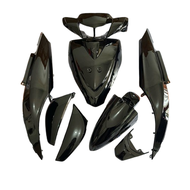 Cover full body halus yamaha mio j hitam non striping/bodi mio j ful set