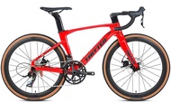 TWITTER Freedom-Disc Carbon Fiber 24" Wheel Road Bike - Red - RS-22S
