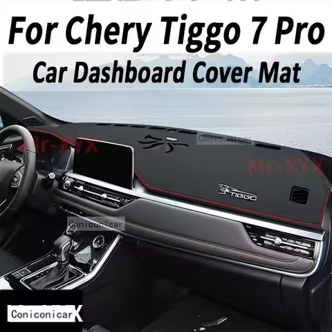 For Chery Tiggo 7 Pro 2022 Car Dashboard Cover Mat Sun Shade Pad Instrument Panel Carpet Mat Anti-UV