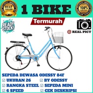 Sepeda Keranjang Dewasa ODESSY 26 84 F Ukuran 26 Inch Mini 6 Speed