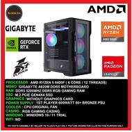 Gaming PC Desktop AMD Ryzen 5 8400F/16GB/32GB/512GB SSD/1TB SSD/NO GPU/600W